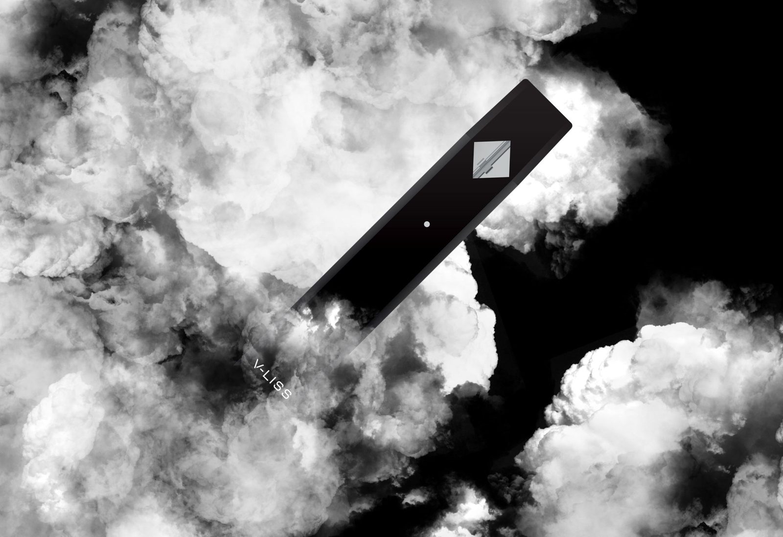 Vapeo y e-cig: Pod de vapeo entre nubes de vapor