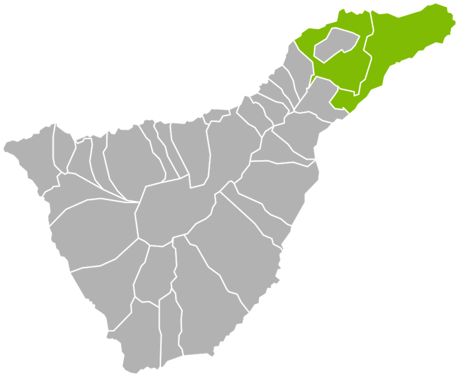 Mapa de la zona comercial Tenerife Sc Laguna